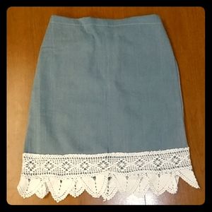 Boho I Denim skirt